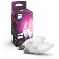 Philips HUE White Color Ambiance E14 Kron 470 lm 2-pack