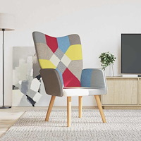 vidaXL Vilstol tyg lapptäcke