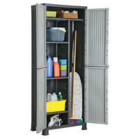 vidaXL Plastskåp 68x39x171,5 cm