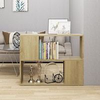 vidaXL Tv-bänk sonoma-ek 80x24x63 cm konstruerat trä