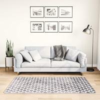 vidaXL Matta tvättbar 80x150 cm flerfärgad halkfri