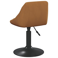 vidaXL Matstol brun sammet
