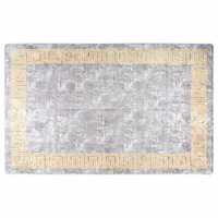 vidaXL Matta tvättbar 160x230 cm grå