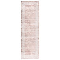 vidaXL Matta tvättbar 80x300 cm beige halkfri