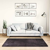 vidaXL Matta tvättbar 80x150 cm antracit