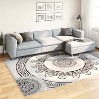 vidaXL Matta tvättbar 190x300 cm flerfärgad