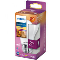 Philips LED E27 Normal 60W Frost Dimbar WarmGl 806lm