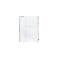 Lyreco Kartongregister LYRECO A4 1-5 vit