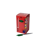 No Brand Kulpenna Wiz med tryckknap grön