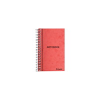 ESSELTE Spiralblock ESSELTE linj 76x127mm röd