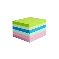 No Brand Notes STANDARD kub 76x76mm pastell 450bl