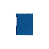 EXACOMPTA Gummibandsmapp kartong 3-kl A4 blå