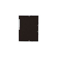 EXACOMPTA Gummibandsmapp kartong 3-kl A4 svart