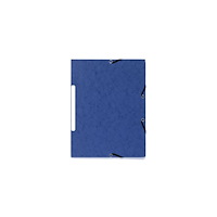 EXACOMPTA Gummibandsmapp EXACOMPTA 3kl Blue A. blå