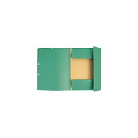 EXACOMPTA Gummibandsmapp EXACOMPTA 3kl Blue A. grö