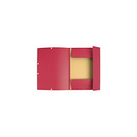 EXACOMPTA Gummibandsmapp EXACOMPTA 3-kl Blue A. rö