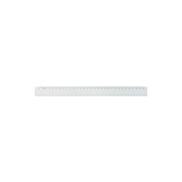 ARDA Linjal 20 cm cm/mm-gradering plast 10/fp