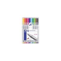 STAEDTLER Fineliner STAEDTLER triplus 10 färger