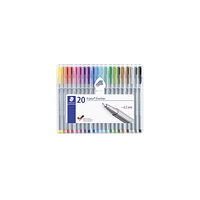 STAEDTLER Fineliner STAEDTLER triplus 20 färger