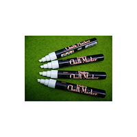 Marvy Märkpenna MARVY Chalk Marker vit 4/fp