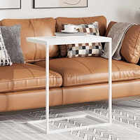 vidaXL Sidobord vit 55x35x66 cm konstruerat trä