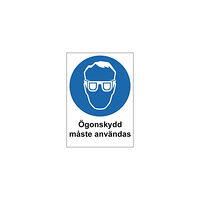 [NORDIC Brands] Skylt Ögonskydd A4 Plast