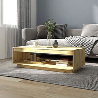 vidaXL Soffbord 110x50x33,5 cm massiv furu