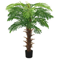 vidaXL Konstväxt kottepalm med kruka 140 cm grön