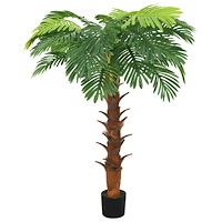 vidaXL Konstväxt kottepalm med kruka 160 cm grön