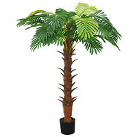 vidaXL Konstväxt kottepalm med kruka 160 cm grön