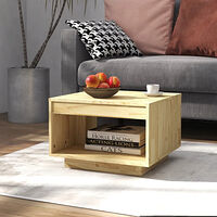 vidaXL Soffbord 50x50x33,5 cm massiv furu