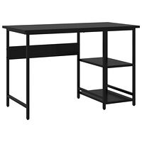 vidaXL Datorbord svart 105x55x72 cm MDF och metall