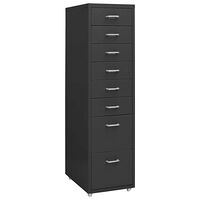 vidaXL Hurts Antracit 20x41x109 cm metall