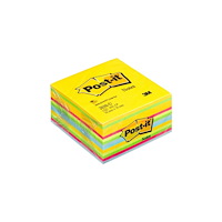 Post-it Notes POST-IT kub 76x76mm sort. färger