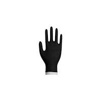 Abena Nitrilhandske puderfri svart S 100/fp