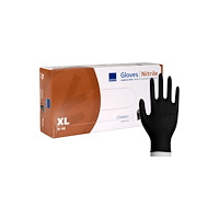 Abena Nitrilhandske puderfri svart XL 100/fp