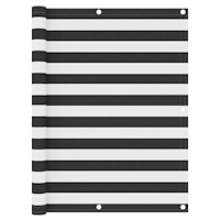 vidaXL Balkongskärm antracit och vit 120x400 cm oxfordtyg