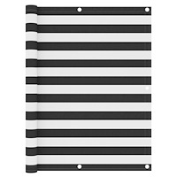 vidaXL Balkongskärm antracit och vit 120x600 cm oxfordtyg