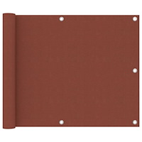 vidaXL Balkongskärm terrakotta 75x300 cm oxfordtyg