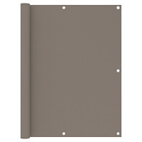 vidaXL Balkongskärm taupe 120x400 cm oxfordtyg