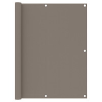 vidaXL Balkongskärm taupe 120x500 cm oxfordtyg