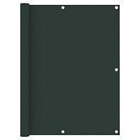 vidaXL Balkongskärm mörkgrön 120x500 cm oxfordtyg