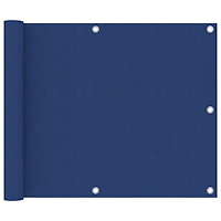 vidaXL Balkongskärm blå 75x300 cm oxfordtyg