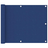 vidaXL Balkongskärm blå 75x400 cm oxfordtyg