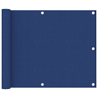 vidaXL Balkongskärm blå 75x600 cm oxfordtyg