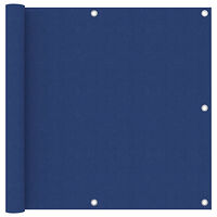 vidaXL Balkongskärm blå 90x300 cm oxfordtyg
