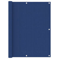 vidaXL Balkongskärm blå 120x500 cm oxfordtyg