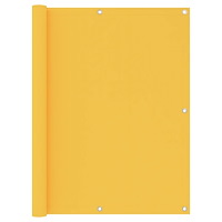 vidaXL Balkongskärm gul 120x600 cm oxfordtyg