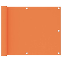 vidaXL Balkongskärm orange 75x300 cm oxfordtyg