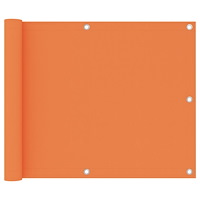 vidaXL Balkongskärm orange 75x500 cm oxfordtyg
